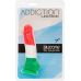 Кольоровий фалоімітатор ADDICTION - LEONARDO - 7 "- 3 COLOURS, 17,8 см, силікон, вібропуля в подарунок