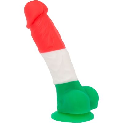 Кольоровий фалоімітатор ADDICTION - LEONARDO - 7 "- 3 COLOURS, 17,8 см, силікон, вібропуля в подарунок
