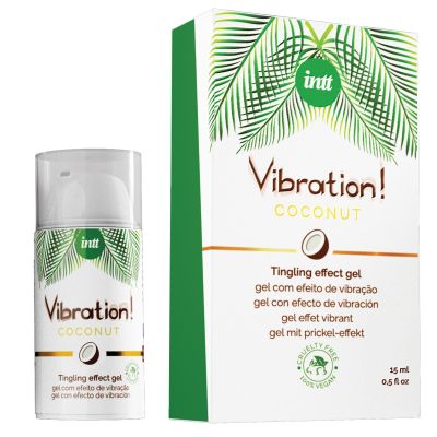 Рідкий вібратор Intt Vibration Coconut Vegan(15 мл), густий гель, дуже смачний, діє до 30 хвилин Рідкий вібратор Intt Vibration Coconut Vegan(15 мл), густий гель, дуже смачний, діє до 30 хвилин