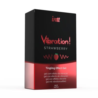 Рідкий вібратор Intt Vibration Strawberry (15 мл), густий гель, дуже смачний, діє до 30 хвилин Рідкий вібратор Intt Vibration Strawberry (15 мл), густий гель, дуже смачний, діє до 30 хвилин