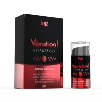 Рідкий вібратор Intt Vibration Strawberry (15 мл), густий гель, дуже смачний, діє до 30 хвилин Рідкий вібратор Intt Vibration Strawberry (15 мл), густий гель, дуже смачний, діє до 30 хвилин