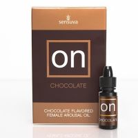 Збуджувальні краплі для клітора Sensuva ON Arousal Oil for Her Chocolate (5 мл) зі смаком шоколаду Збуджувальні краплі для клітора Sensuva ON Arousal Oil for Her Chocolate (5 мл) зі смаком шоколаду