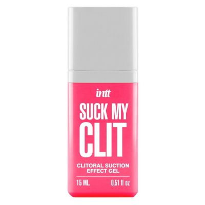 Смоктайзер для клітора Intt Suck My Clit Wild Strawberry (15 мл), полуниця, гель з ефектом посмоктування