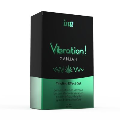 Рідкий вібратор Intt Vibration Ganjah (15 мл), густий гель, незвичайний смак, діє до 30 хвилин Рідкий вібратор Intt Vibration Ganjah (15 мл), густий гель, незвичайний смак, діє до 30 хвилин
