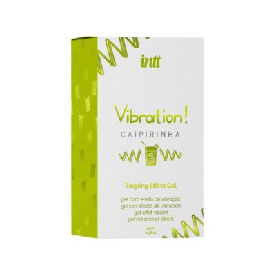 Рідкий вібратор Intt Vibration Caipirinha (15 мл), густий гель, дуже смачний, діє до 30 хвилин