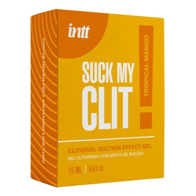 Смоктайзер для клітора Intt Suck My Clit Tropical Mango (15 мл), манго, гель з ефектом посмоктування