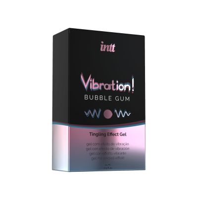 Рідкий вібратор Intt Vibration Bubble Gum (15 мл), густий гель, дуже смачний, діє до 30 хвилин Рідкий вібратор Intt Vibration Bubble Gum (15 мл), густий гель, дуже смачний, діє до 30 хвилин