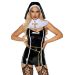 Leg Avenue Vinyl Sinful Sister S Black