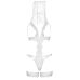 Костюм нареченої Leg Avenue G-string teddy, veil & garter One size White, з відкритими грудьми Костюм нареченої Leg Avenue G-string teddy, veil & garter One size White, з відкритими грудьми