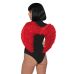 Leg Avenue Marabou feather devil wings Red