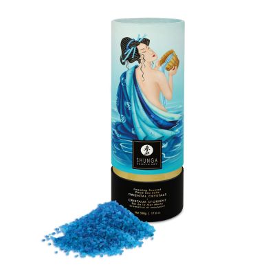 Пінлива сіль для ванни Shunga Dead Sea salt Oriental Crystals — Ocean Temptations (500 г), сіль Мерт Пінлива сіль для ванни Shunga Dead Sea salt Oriental Crystals — Ocean Temptations (500 г), сіль Мерт