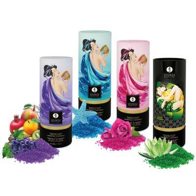 Пінлива сіль для ванни Shunga Dead Sea salt Oriental Crystals — Exotic Fruits (500 г), сіль Мертвого Пінлива сіль для ванни Shunga Dead Sea salt Oriental Crystals — Exotic Fruits (500 г), сіль Мертвого