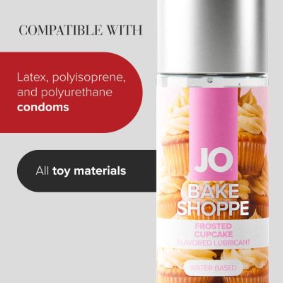 Лубрикант на водній основі JO Bake Shoppe - Frosted Cupcake 60 мл, без цукру та парабенів Лубрикант на водній основі JO Bake Shoppe - Frosted Cupcake 60 мл, без цукру та парабенів