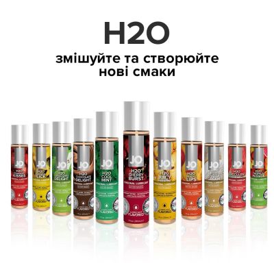 Змазка на водній основі System JO H2O — Cherry Burst (30 мл) без цукру, рослинний гліцерин Змазка на водній основі System JO H2O — Cherry Burst (30 мл) без цукру, рослинний гліцерин