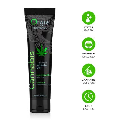 Лубрикант на водній основі Orgie - Lube Tube Cannabis (100 мл)