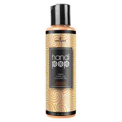 Смачний гель для вишуканих мануальних та оральних пестощів Sensuva — Handipop Orange Creamsicle (125 мл)