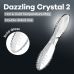Двосторонній скляний дилдо Satisfyer Dazzling Crystal 2 Transparent