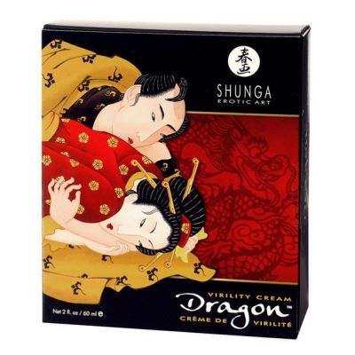 Стимулювальний крем для пар Shunga Dragon Cream (60 мл), ефект тепло-холод та поколювання Стимулювальний крем для пар Shunga Dragon Cream (60 мл), ефект тепло-холод та поколювання