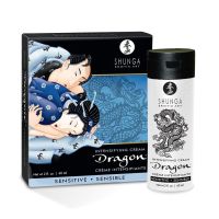 Стимулювальний крем для пар Shunga Dragon Cream SENSITIVE (60 мл), ніжніший ефект Стимулювальний крем для пар Shunga Dragon Cream SENSITIVE (60 мл), ніжніший ефект