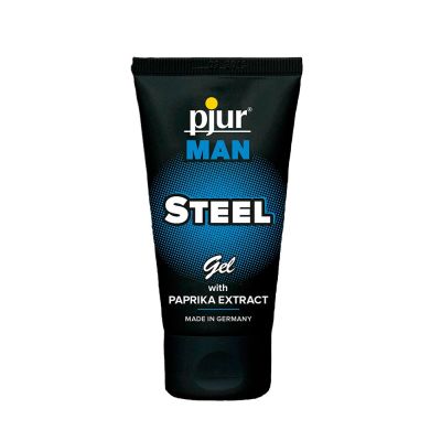 Гель для пеніса стимулювальний pjur MAN Steel Gel (50 мл) з екстрактом паприки та ментолом