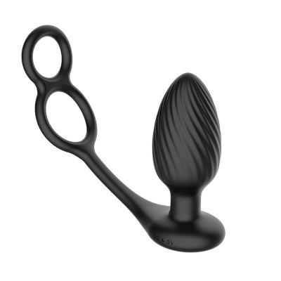 Анальна вібропробка Nexus Tornado Cock and Ball Ring Анальна вібропробка Nexus Tornado Cock and Ball Ring