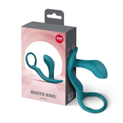 Анальна пробка з ерекційним кільцем Fun Factory BOOTIE RING Bottle Green Анальна пробка з ерекційним кільцем Fun Factory BOOTIE RING Bottle Green