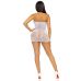 Сукня-сітка зі стразами Leg Avenue Rhinestone halter mini dress White, відкрита спина, One Size Сукня-сітка зі стразами Leg Avenue Rhinestone halter mini dress White, відкрита спина, One Size