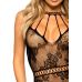 Ажурна сукня-сітка Leg Avenue Lace mini dress with cut-outs Black, One size
