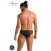 Чоловічі сліпи на блискавці Passion 042 SLIP TIMMY XXL/XXXL Black, екошкіра, сітка Чоловічі сліпи на блискавці Passion 042 SLIP TIMMY XXL/XXXL Black, екошкіра, сітка