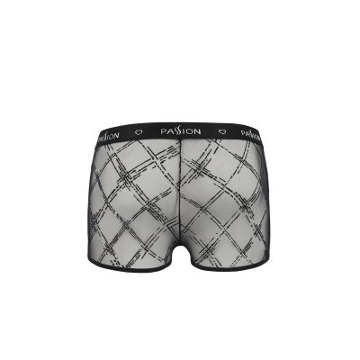 Чоловічі прозорі боксери Passion 032 SHORT JAMES XXL/XXXL Black, сітка Чоловічі прозорі боксери Passion 032 SHORT JAMES XXL/XXXL Black, сітка