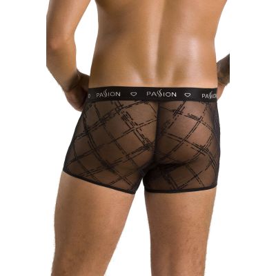 Чоловічі прозорі боксери Passion 032 SHORT JAMES XXL/XXXL Black, сітка Чоловічі прозорі боксери Passion 032 SHORT JAMES XXL/XXXL Black, сітка