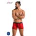 Чоловічі прозорі боксери Passion 046 SHORT PARKER XXL/XXXL Red, сітка, під леопард Чоловічі прозорі боксери Passion 046 SHORT PARKER XXL/XXXL Red, сітка, під леопард