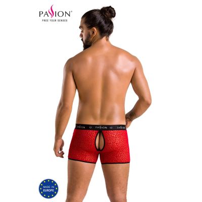 Чоловічі прозорі боксери Passion 046 SHORT PARKER XXL/XXXL Red, сітка, під леопард Чоловічі прозорі боксери Passion 046 SHORT PARKER XXL/XXXL Red, сітка, під леопард