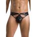 Чоловічі стринги Passion 033 THONG PAUL XXL/XXXL Black, під латекс