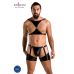 Комплект еротичної чоловічої білизни Passion 047 SET JOHN S/M Black, труси, портупея