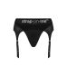 Труси для страпона з підв’язками для панчіх Strap-On-Me REBEL HARNESS - S