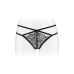 Трусики-стрінги Fashion Secret MYLENE Black з подвійною лінією стегна