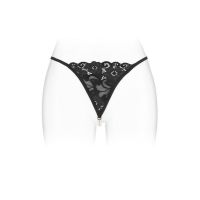 Трусики-стрінги з перлинною ниткою Fashion Secret VENUSINA Black