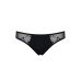 Трусики-сліпи з мереживною сіточкою Passion DINA THONG XXL/XXXL, black