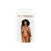 Трусики-тонг Penthouse Dangerous Darling L/XL Red, мереживо, висока посадка, виріз спереду, бантик Трусики-тонг Penthouse Dangerous Darling L/XL Red, мереживо, висока посадка, виріз спереду, бантик