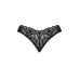 Мереживні стрінги Obsessive Donna Dream crotchless thong M-L Black, відкритий доступ Мереживні стрінги Obsessive Donna Dream crotchless thong M-L Black, відкритий доступ