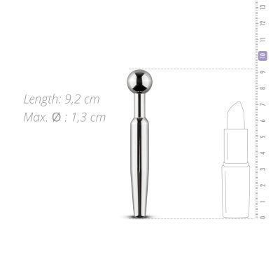 Порожнинний уретральний стимулятор Sinner Gear Unbendable — Hollow Penis Plug, довжина 7,5 см, діаметр 12 мм Порожнинний уретральний стимулятор Sinner Gear Unbendable — Hollow Penis Plug, довжина 7,5 см, діаметр 12 мм
