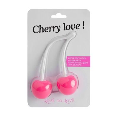 Вагінальні кульки Love To Love CHERRY LOVE, діаметр 3,5 см, вага 77 г