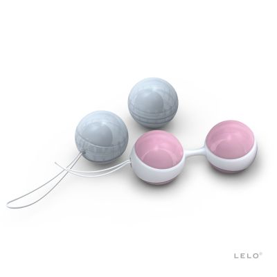 Набір вагінальних кульок LELO Beads Mini, діаметр 2,9 см, змінне навантаження, 2х28 та 2х37 г 