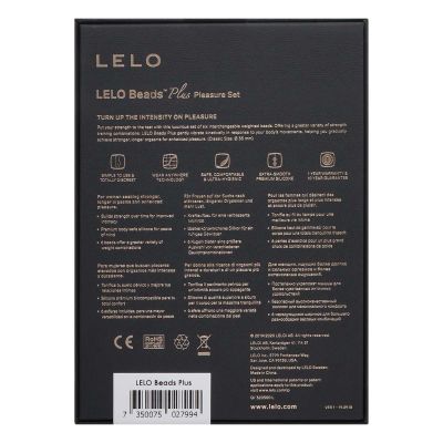 Набір вагінальних кульок LELO Beads Plus, діаметр 3,5 см, змінне навантаження, 2х28, 2х37 та 2х60 г Набір вагінальних кульок LELO Beads Plus, діаметр 3,5 см, змінне навантаження, 2х28, 2х37 та 2х60 г