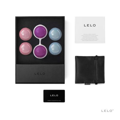 Набір вагінальних кульок LELO Beads Plus, діаметр 3,5 см, змінне навантаження, 2х28, 2х37 та 2х60 г Набір вагінальних кульок LELO Beads Plus, діаметр 3,5 см, змінне навантаження, 2х28, 2х37 та 2х60 г