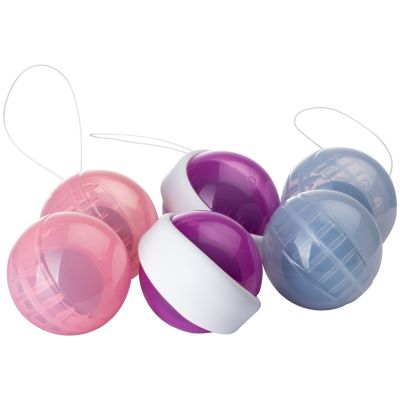 Набір вагінальних кульок LELO Beads Plus, діаметр 3,5 см, змінне навантаження, 2х28, 2х37 та 2х60 г Набір вагінальних кульок LELO Beads Plus, діаметр 3,5 см, змінне навантаження, 2х28, 2х37 та 2х60 г