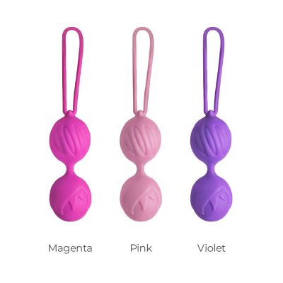 Вагінальні кульки Adrien Lastic Geisha Lastic Balls Mini Violet (S), діаметр 3,4 см, маcа 85 г Вагінальні кульки Adrien Lastic Geisha Lastic Balls Mini Violet (S), діаметр 3,4 см, маcа 85 г