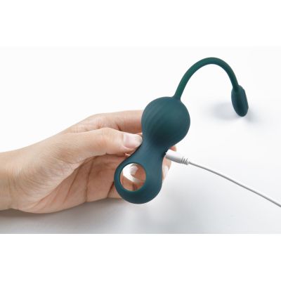 Вагінальні смарткульки з вібрацією Fun Town Crystal, з прозорою скляною кулею Вагінальні смарткульки з вібрацією Fun Town Crystal, з прозорою скляною кулею