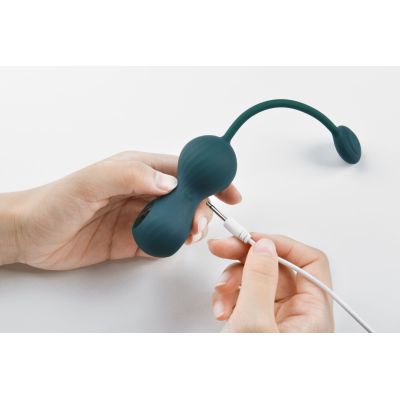 Вагінальні смарткульки з вібрацією Fun Town Crystal, з прозорою скляною кулею Вагінальні смарткульки з вібрацією Fun Town Crystal, з прозорою скляною кулею